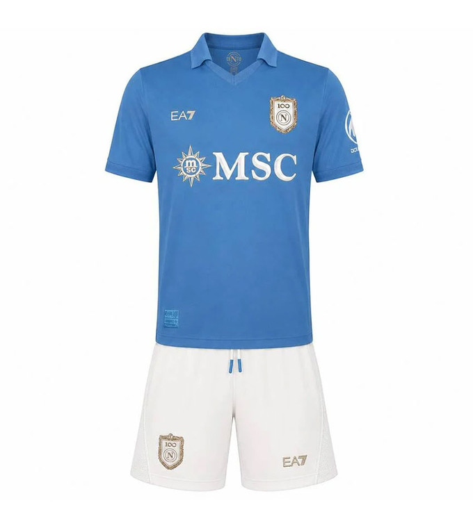 26/27 Napoli Home Kids Kit with free name and number