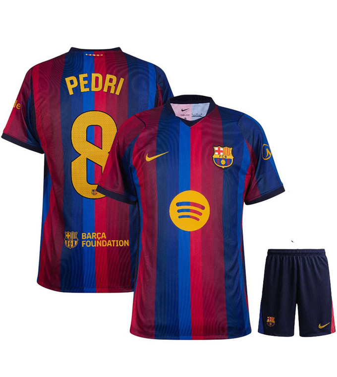 26/27 Barcelona Home Pedri Kids Kit 