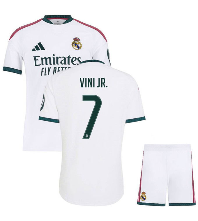 26/27  Real Madrid  Vini JR Home Kids Kit 