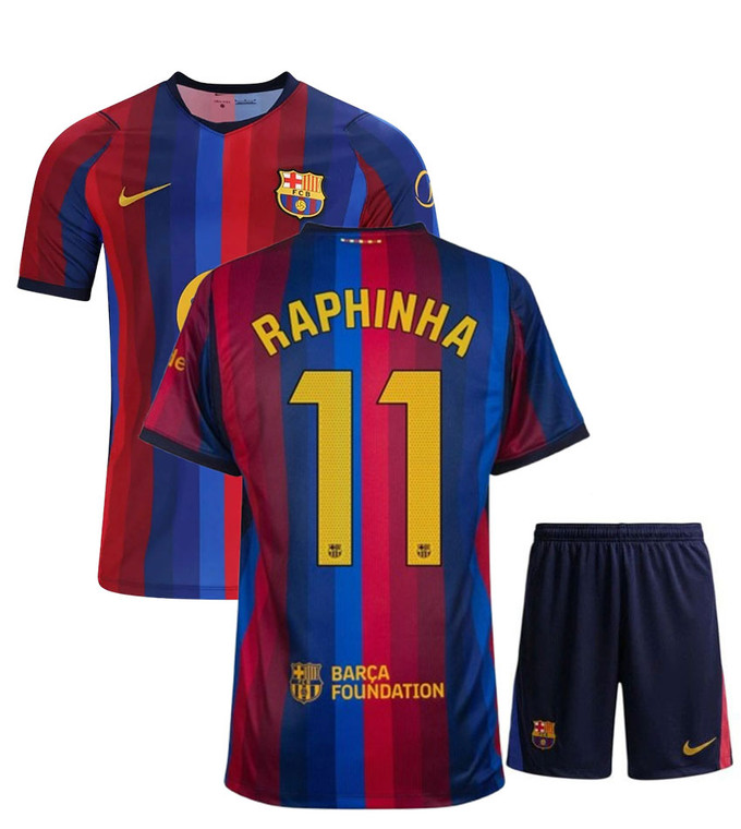 26/27 Barcelona Home Raphinha Kids Kit 