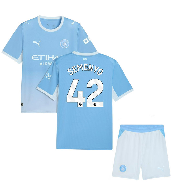 26/27 Man City Semenyo Home Kids 
