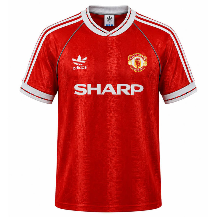 Retro  United Home Shirt 90/92