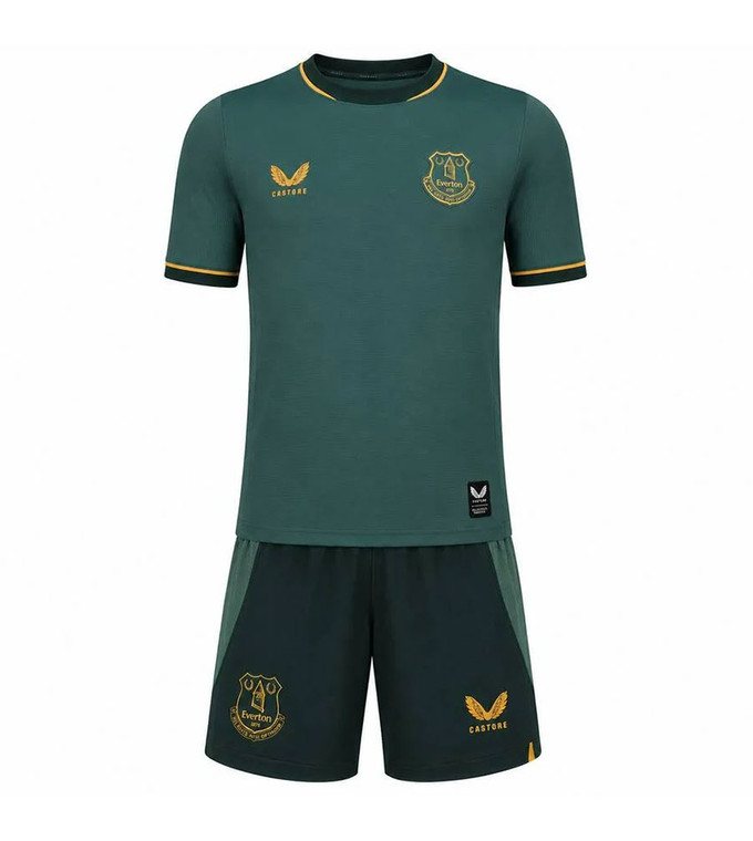 26/27 Everton Third  Kids Kit with free name and number