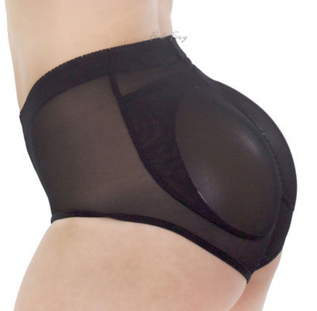 Foxy Fanny Silicone Padded Lowrise Panty, Gel Butt Pads