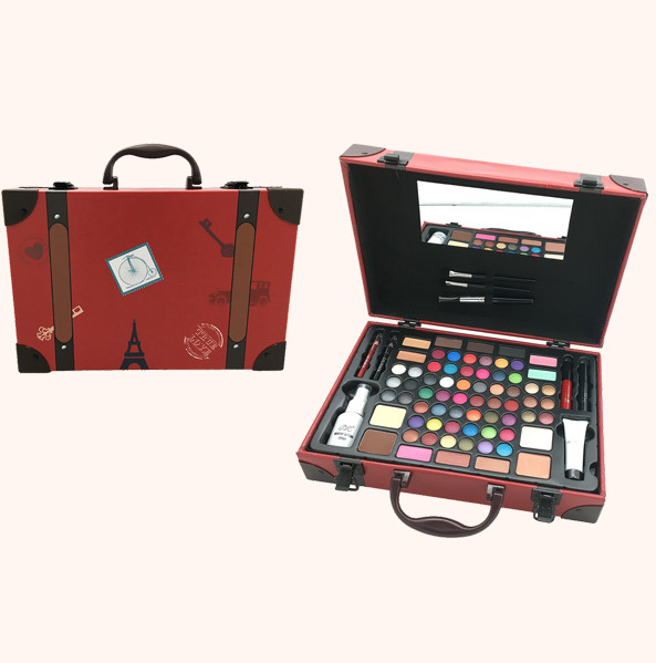 red makeup case