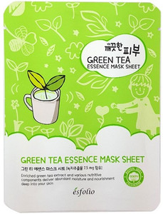 Esfolio Green Tea Essence Mask Sheet Pack of 10
