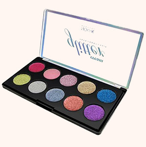 Glitter Cream Palette for Face, Body, and Hair