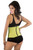 Yellow Sport Latex Waist Cincher w/ 3-Hooks
