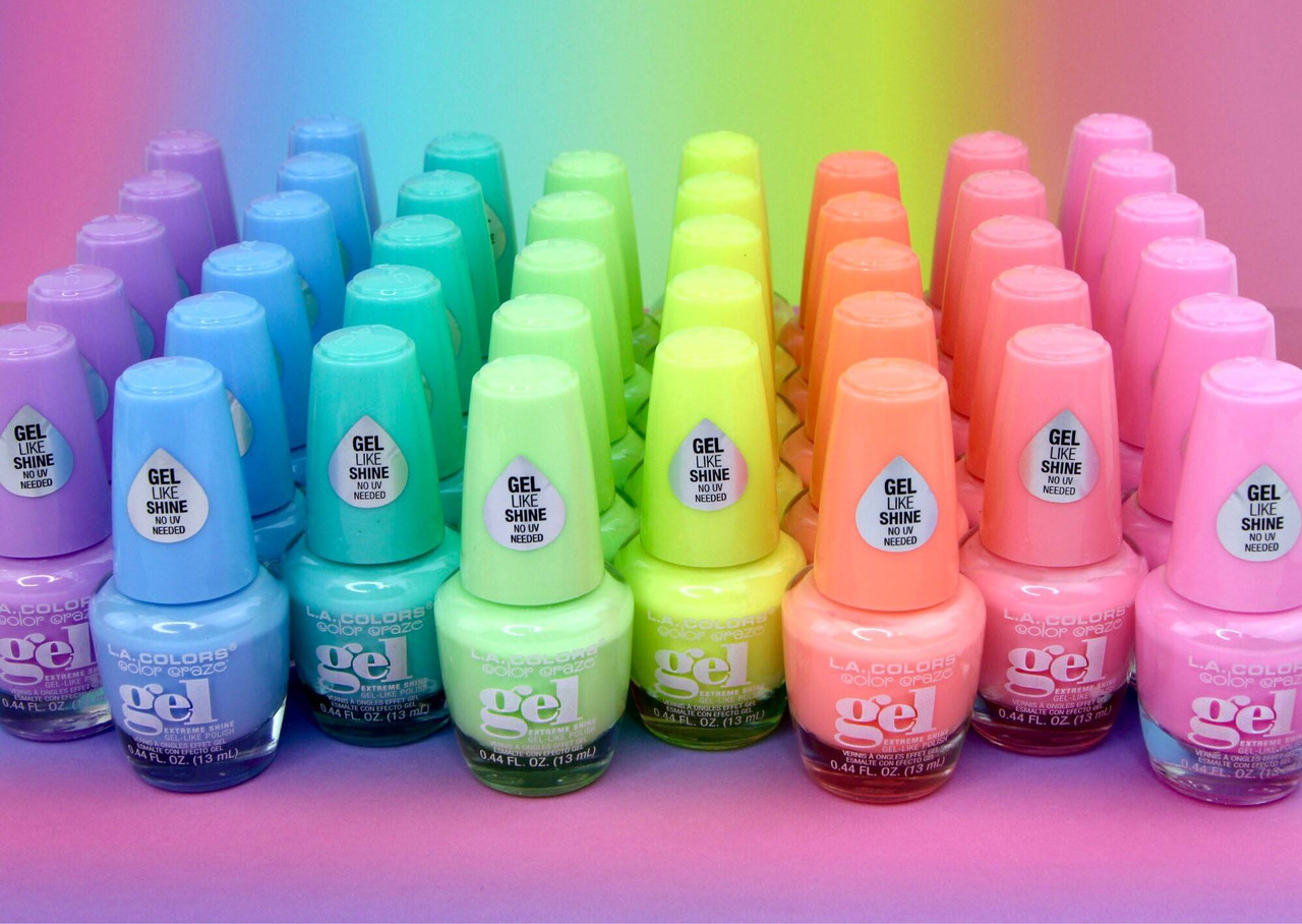 Mf 6colors Gel Nail Polish Set Neon Color Series Gel Nail - Temu