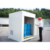Outdoor Storage Locker, Non-Combustible, 4-Drum