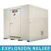 Outdoor Storage Locker, Non-Combustible, 16-Drum with Explosion Relief