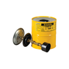 Justrite® Steel Plunger Can, 1 gallon, Yellow