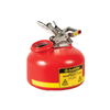 Justrite® Liquid Disposal Safety Can, Built-in Fill Gauge, 2 gal