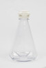 Erlenmeyer Baffled Flask, PC, 2 Liter with 53B VersaCap Non-Sterile, EZclear, Case/6