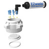 EZWaste® XL System, 75L, HDPE, 120mm VersaCap®, (6) 1/8 OD Fittings, Carbon Filter