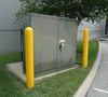 Bollard Post Cover Sleeve for 6" Posts, UV Resistant Poly, Tool-Free Installation