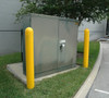 Bollard Post Cover Sleeve for 4" Posts, UV Resistant Poly, Tool-Free Installation