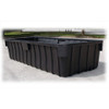 Black 1000 gal Large Tank Containment Sump, Choose Drain