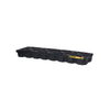Justrite® EcoPolyBlend Spill Control Pallet, 4 Drum In-Line, Recycled Polyethylene, Black