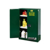 Justrite® Sure-Grip EX Pesticides Safety Cabinet, 60 Gallon, 2 Manual-Close Doors, Green