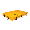 Justrite® Rigid-lock Quickberm Lite, 4'W X 6'L X 8"H