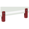 Justrite® Universal Safety Shower Sign with Brackets, Indoor/Outdoor Showers without Insulation