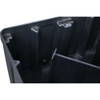 Eagle® 4 Drum Plastic Pallet With Drain, Black