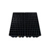 Eagle® 4 Drum Plastic Pallet Without Drain, Black