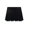 Eagle® 4 Drum Plastic Pallet Without Drain, Black