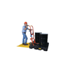 Eagle® 4 Drum Plastic Pallet, Without Drain, Black