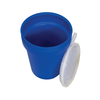 Eagle® 30 Gallon Drum, Plastic Lever-Lock, Lab Pack Open Head Plastic Barrel Drum, Blue
