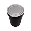 Eagle® 30 Gallon Drum, Plastic Lever-Lock, Lab Pack Plastic Barrel Drum, Black