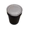 Eagle® 30 Gallon Drum, Metal Lever-Lock, Lab Pack Plastic Barrel Drum, Black