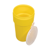 Eagle® 20 Gallon, Plastic Lever-Lock, Lab Pack Plastic Barrel Drum, Yellow