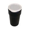 Eagle® 20 Gallon Drum, Plastic Lever-Lock, Lab Pack Plastic Barrel Drum, Black
