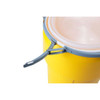 Eagle® 20 Gallon Drum, Metal Lever-Lock, Lab Pack Plastic Barrel Drum, Yellow