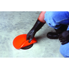 Drain Seal, 12" Round, Water-Tight Flexible Cover, 2-Hour Rated, Orange