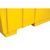 Eagle® 220 Gallon Sump Capacity, Spill Kit Box with Lid, No Drain, Yellow