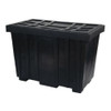 Eagle® 220 Gallon Sump Capacity, Spill Kit Box with Lid, No Drain, Black
