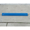 Eagle® 8 "W X 72"L X 4"H, Plastic Protective Parking Stop, Anchor Kit with 3 Spikes, Blue