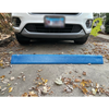 Eagle® 8 "W X 72"L X 4"H, Plastic Protective Parking Stop, Anchor Kit with 3 Spikes, Blue