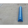 Eagle® 8 "W X 72"L X 4"H, Plastic Protective Parking Stop, Anchor Kit with 3 Spikes, Blue