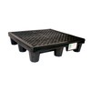 Spill Pallet P4 Economy Model, No Drain, Black