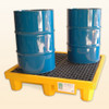 Spill Pallet P4, No Drain, Yellow