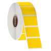 Permanent FreezerTAG Deep-Freeze Labels for Thermal-Transfer Barcode Printers, Yellow, 1.25" x 0.875", 1000 labels/roll