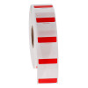 Cryo-StrawTAG - Cryogenic Labels for the Identification of IVF Straws, Red + Transparent, 1" x 1", 1000 labels/roll