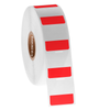 Cryo-StrawTAG - Cryogenic Labels for the Identification of IVF Straws, Red + Transparent, 1" x 1", 1000 labels/roll