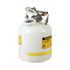 Quick-Disconnect Disposal Safety Can, 3/8" Tubing, 5 Gal, Polyethylene