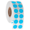 Paper Labels For Direct Thermal Printers, Blue, 0.5", 2000 labels/roll Paper Labels For Direct Thermal Printers, Blue, 0.5", 2000 labels/roll
