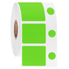 Permanent FreezerTAG Deep-Freeze Labels for Thermal-Transfer Barcode Printers, Green Apple, 1.1875" x 1" + 0.375", 2000 labels/roll